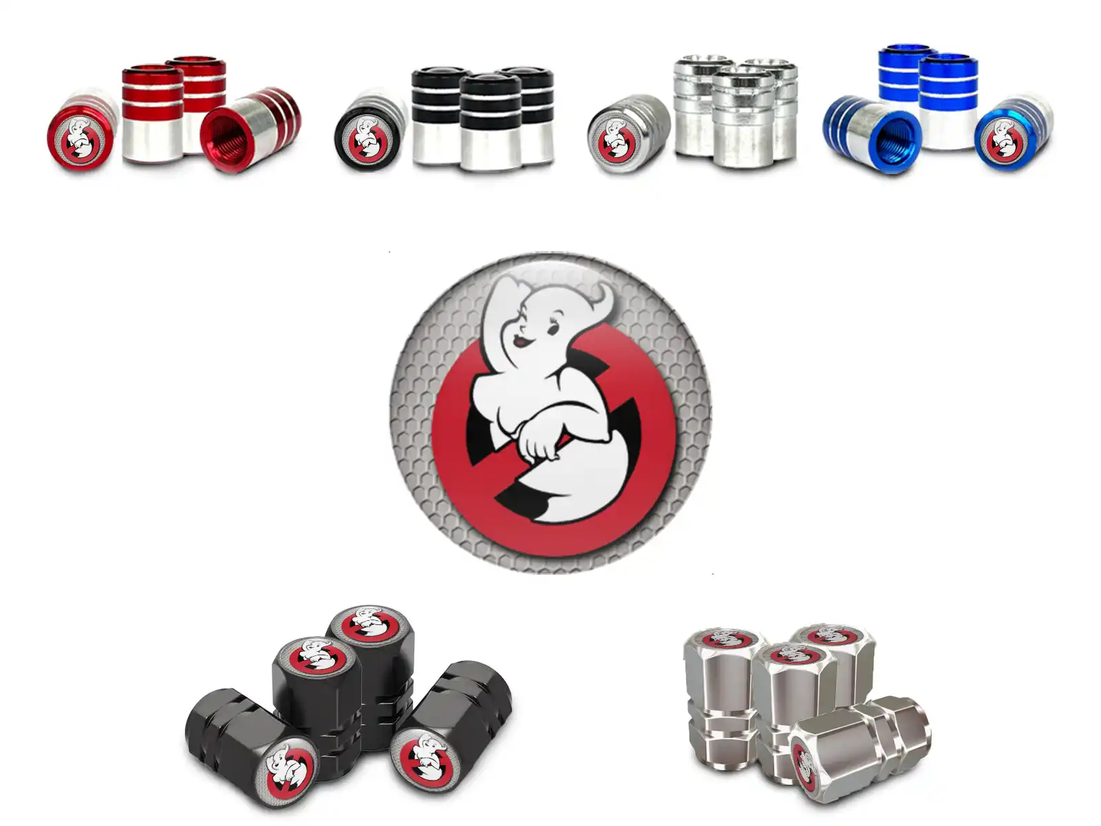Rim Valve Stem Caps for Trucks Racing Style